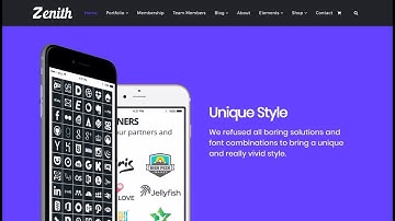 Zenith WordPress Theme Home-Page Presentation - Responsive Multi-Purpose Template