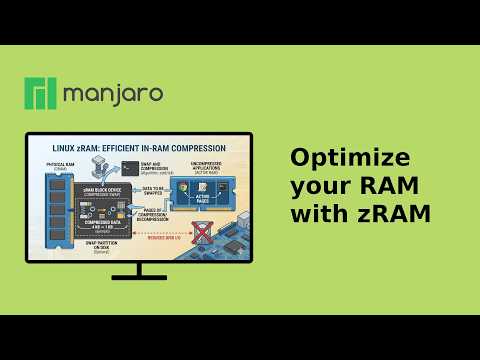 How to install zram and boost your RAM on Manjaro Linux 2026