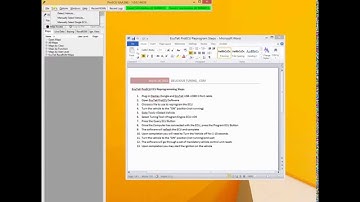 EcuTeK ProECU Reflash Program Procedure