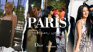 LOU MET ROSÉ AND JISOO IN PARIS FASHION WEEK | DIOR x SAINT LAURENT
