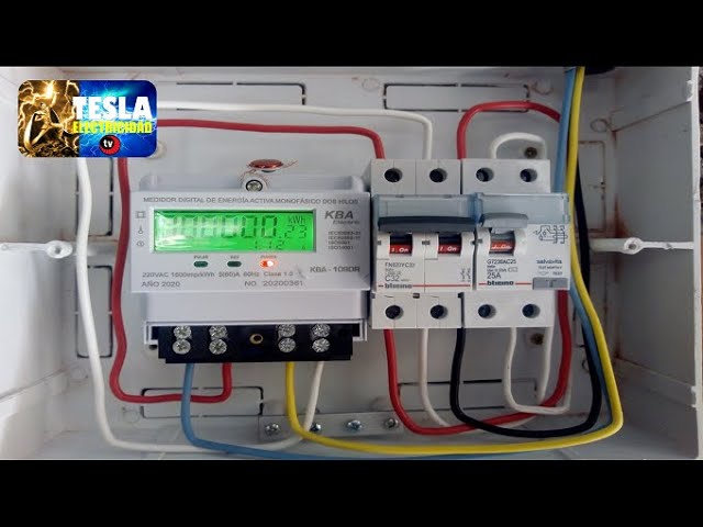 Indicador de consumo de energía D52-2066 medidor eléctrico fase hogar  inteligente medidor de vatios- Kuyhfg Sin marca