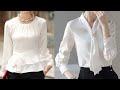 Eyelet Cotton Casual Wear Plus Size Women&#39;s White Blouse  Perfect for Church or Any Other Event