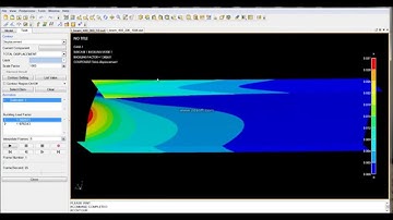 NISA PRESYS FEA Elastical buckling analyses of cantilever I-beam