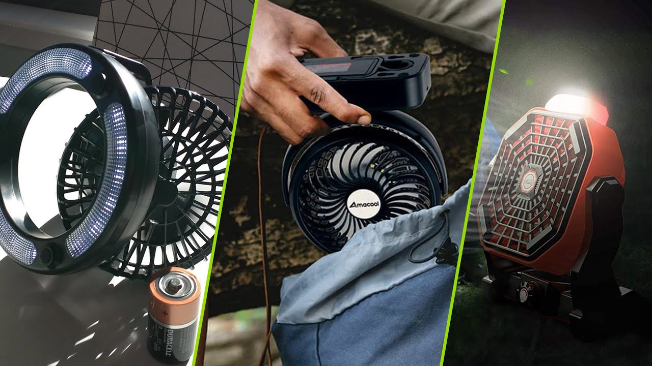 5 Best Camping Fan for Tent | Top 5 Rechargeable Battery Powered Camping Fans in 2022