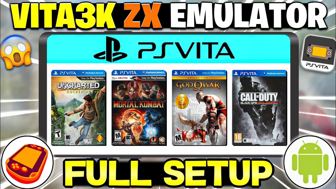🔥 New PS Vita Emulator For Android : Vita3k ZX Complete Setup