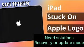 Ipad mini 6 or any ipad stuck on Apple Logo ? Here is the solution!! Watch it🔥