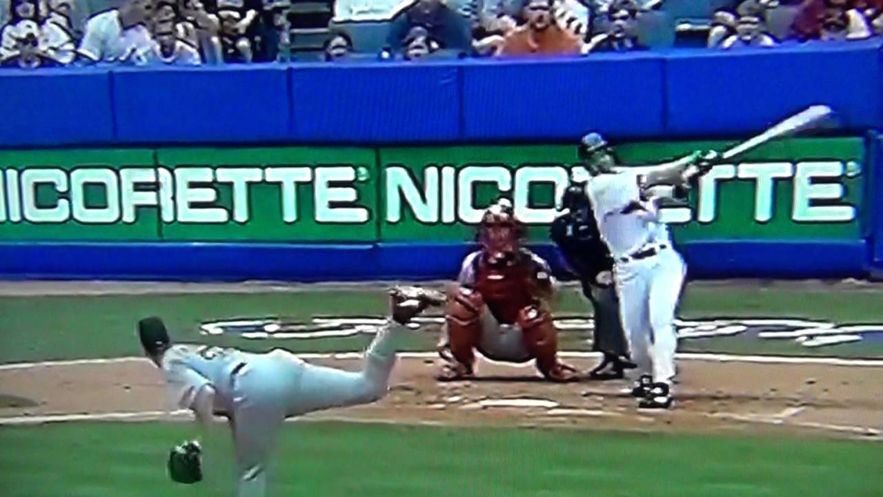 Mike Bordick 1st Pitch As New York Met Home Run Shea Stadium