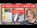 75 packing list travel essentials