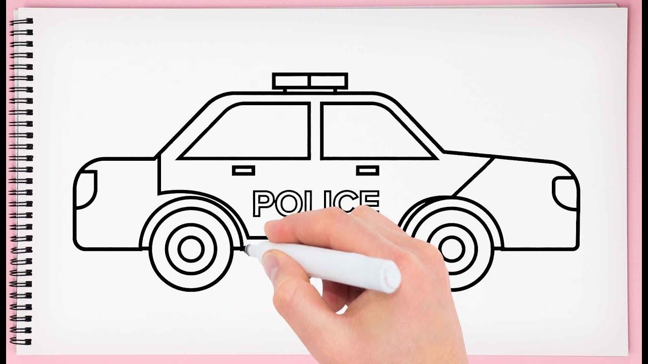 Police Cars Drawing