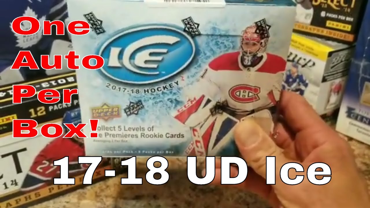 2017-18 UD Ice premieres hobby box break.