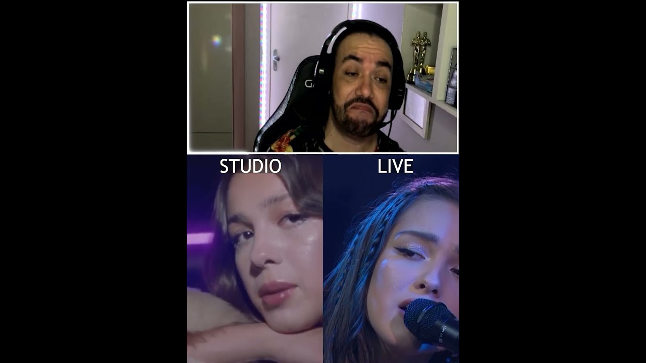 OLIVIA RODRIGO STUDIO VS LIVE - TOM REACTS