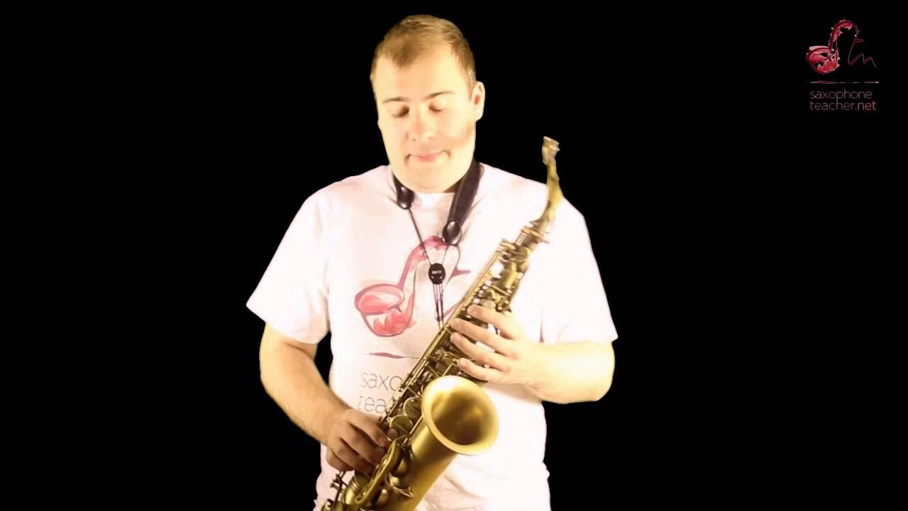 Alto Saxophone Finger Placement B, A and G YouTube