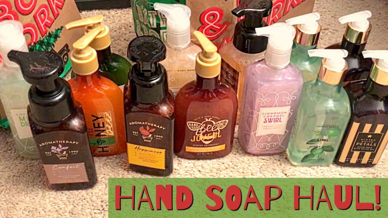 BATH AND BODY WORKS HOLIDAY SOAP SALE HAUL! YouTube