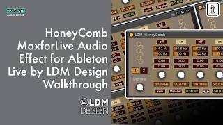 Honeycomb by LDM Design - 16 Nested Comb Filters for Metallic Sound Design | MaxforLive