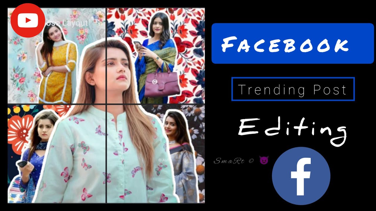 Facebook Trending Viral Photo Editing | Tutorial | Inshot Apk | SmaRt Edit
