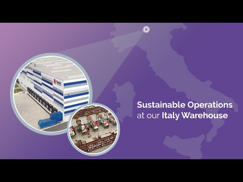 Sustainable Operations At Our Italy Warehouse (Translated Subtitles)