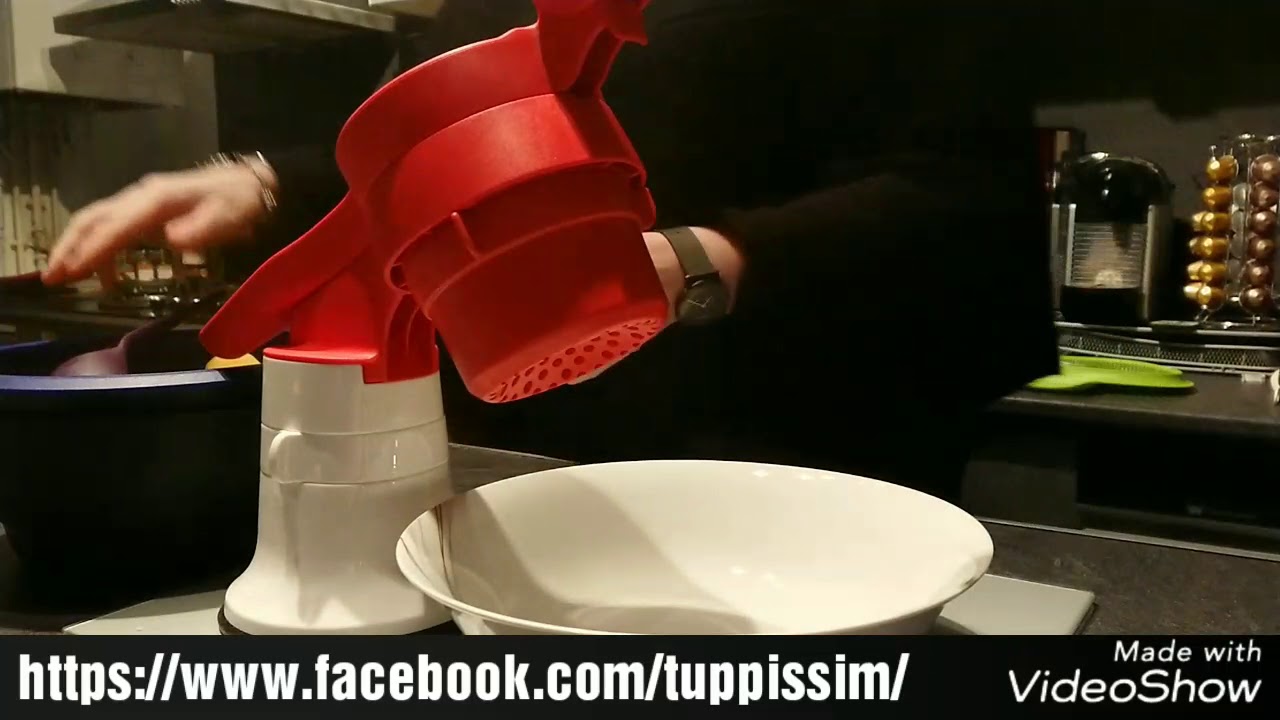 Test du presse purée AdaptaChef Tupperware - YouTube
