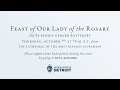 Rosary for the feast of our lady of the rosary