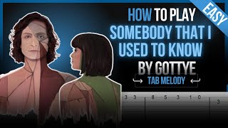 PDF Sample Somebody That I Used to Know - Gotye - EASY guitar tab & chords by TabMaster.