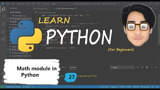 Python Tutorial for beginners [Hindi] -27 || math module in python | python programming