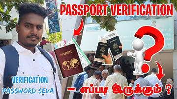 Passport Office Verification Process Tamil | Passport Verification Process | Document Of POPSK