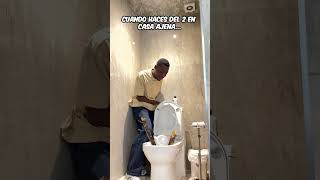 Cuando usas el baño de tu amigo… y la vida decide complicarte el día 😭🚽