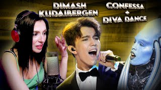 DIMASH Qudaibergen - Confessa + Diva Dance | CANTANTE ARGENTINA - REACCION & ANALISIS