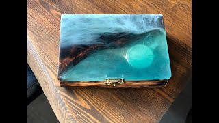 EPOXY RESIN UND WOOD JEWELRY BOX