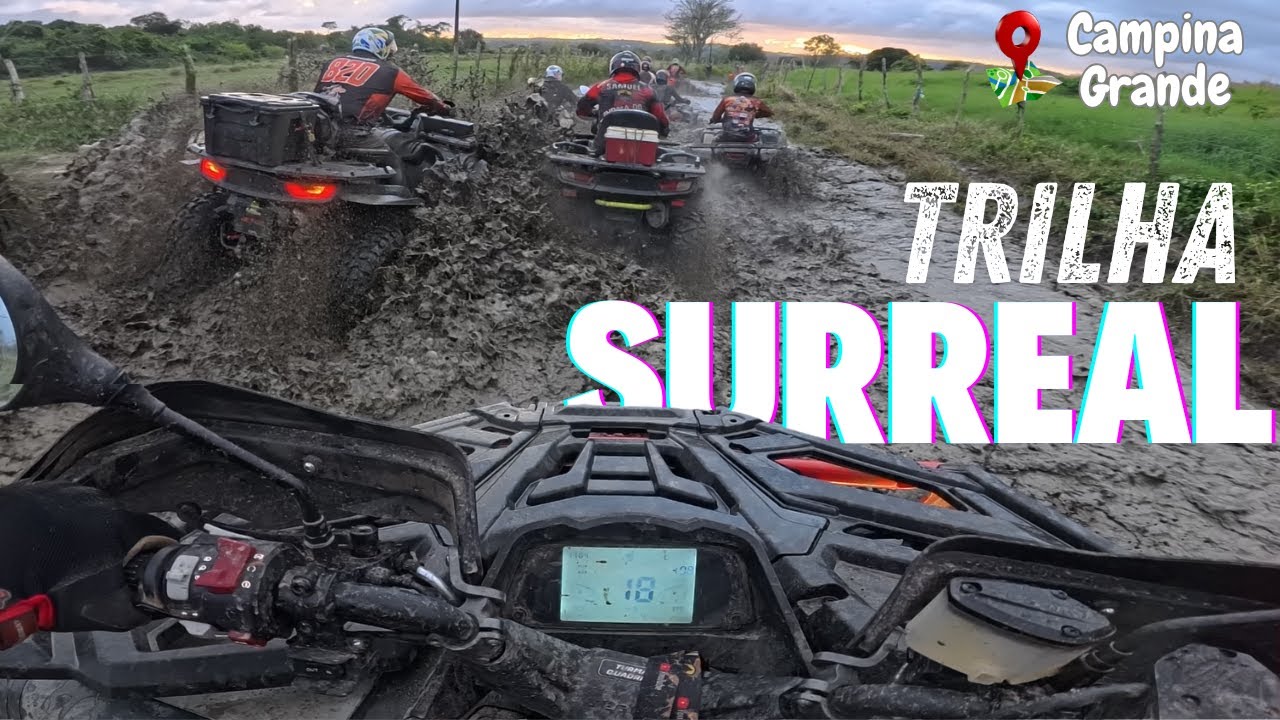 O alagado surpreendeu e a turma enlouqueceu na trilha!