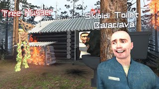 New Skibidi Toilet Balaclava vs Tree Hugger In the forest-(Garry's Mod Animation)
