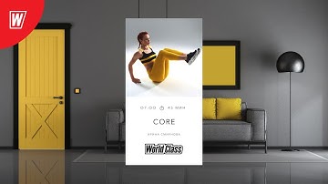 CORE с Ириной Смирновой | 24 октября 2022 | Онлайн-тренировки World Class