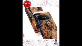 Google Pixel & Samsung Tough Cases Pixel Series, Galaxy Series, Blonde firefighter phone cases, P...