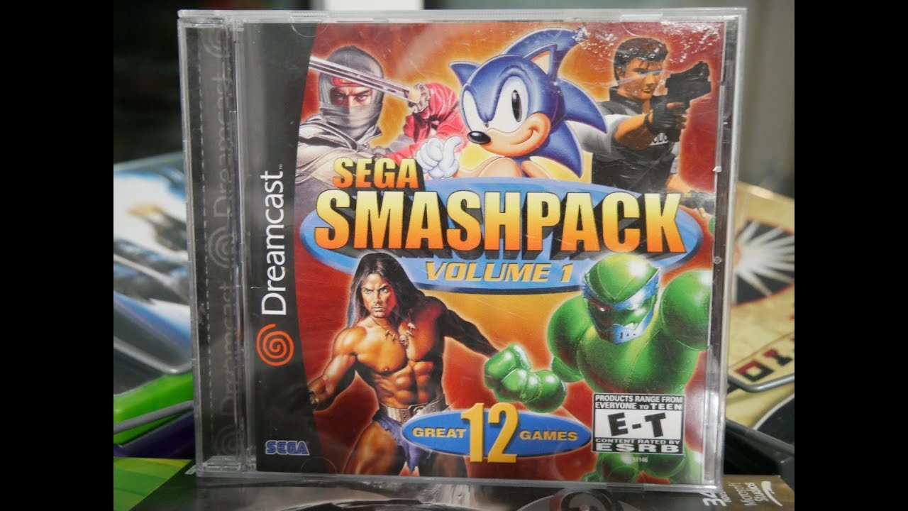 SEGA - DC★SEGA SMASHPACK VOLUME 1 海外版(国内本体動作不可) dc_sega_smash_pack_volume_1_p_