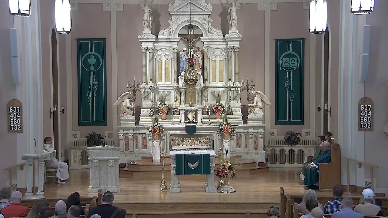 Mass from St. Joseph Parish Milford, Iowa YouTube