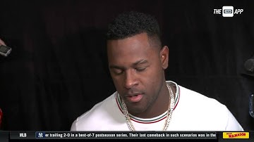 Luis Severino after his Game 2 ALCS start
