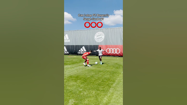 Kann ich Serge Gnabry verteidigen? ⚽️ #football #soccer #fussball