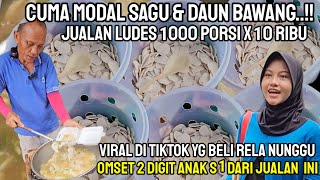 OMSET 2 DIGIT..!! JUALAN CUMA MODAL SAGU & DAUN BAWANG VIRL DI T!KT0K YG BELI SAMPE ANTRI/IDE USAHA