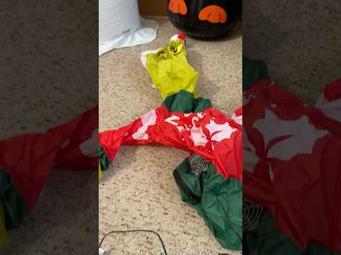 GRINCH INFLATABLE CAR BUDDY WITH UGLY SWEATER