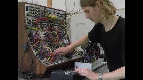 Modular Synthesizer performance at Louisiana Museum of Modern Art 2020
