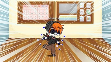 Sun-In and some parachute pants countryhumans america Gacha club