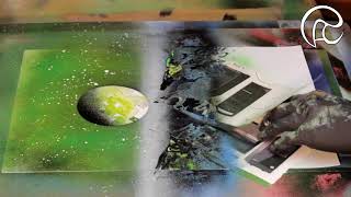 Pyramids Tutorial - Spray Paint Art by René Schell (German)