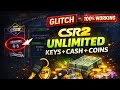 Csr2 unlimited keys cash coins tokens 1000 working 