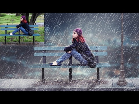 raining night photo manipulation | photoshop tutorial cs/cc raining night photo manipulation | photoshop tutorial cs/cc