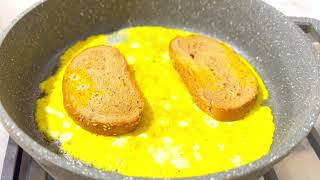 One pan egg toast |