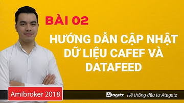 [ATAGETZ] Cách cập nhật dữ liệu Cafef và Datafeed cho Amibroker