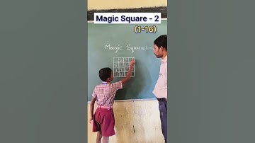 Magic Square || Math Tips #maths #mathstricks #education #mathsteacher