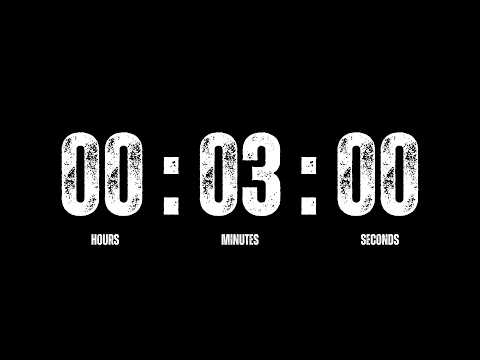 03 Minute Timer | 180 Second Timer