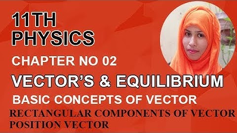 FSC Physics book 1, Ch 2, Rectangular Components of Vectors -Inter Part 1 Physics