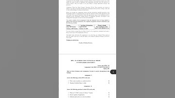 BPSC-131 ASSIGNMENT 2022-23 || #bpsc131 #assignment #previousyearquestions #englishmedium