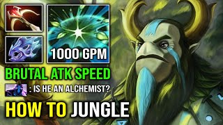 How to JUNGLE in 2023 Double Enemy Networth Nature Prophet 1000 GPM Brutal Hit Like a Truck Dota 2